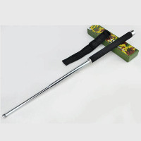 21寸防身伸縮棍 甩棍防暴棍武術(shù)棍三節(jié)棍車用防身器材 銀色【專賣店、旗艦店、報價大全】-蘇寧易購開放平臺