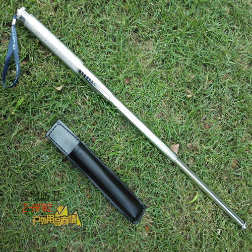 防身甩棍伸縮棍防衛器械加強合金鋼棍橡膠把收縮棍折疊棍四節棍 ,一品好特惠