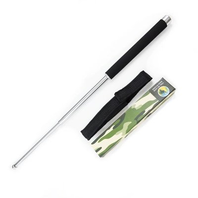 狐貍甩棍雷錘 26寸 防身器材 伸縮警棍 伸縮防身棍 防身棍 伸縮鐵棍(銀色):亞馬遜:運動健康