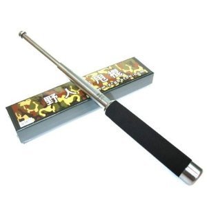 創新 野人谷 甩棍 雷錘 三節 26英寸 送棍套 銀色 CX16-運動戶外休閑-亞馬遜中國