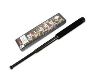 雷錘鈦黑甩棍 野人谷三節(jié)26英寸戶外防身利器